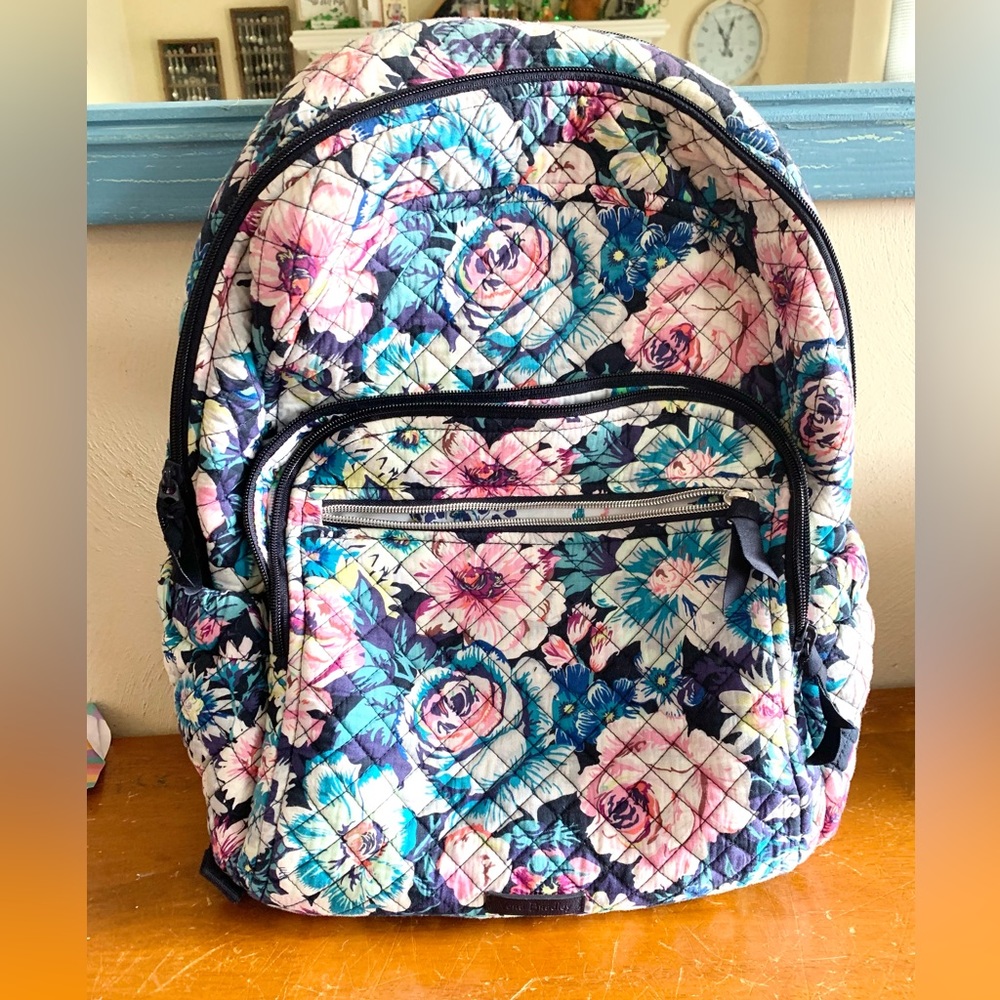 Vera Bradley XL Campus Floral Backpack